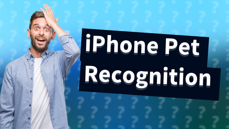 iPhone Pet Recognition