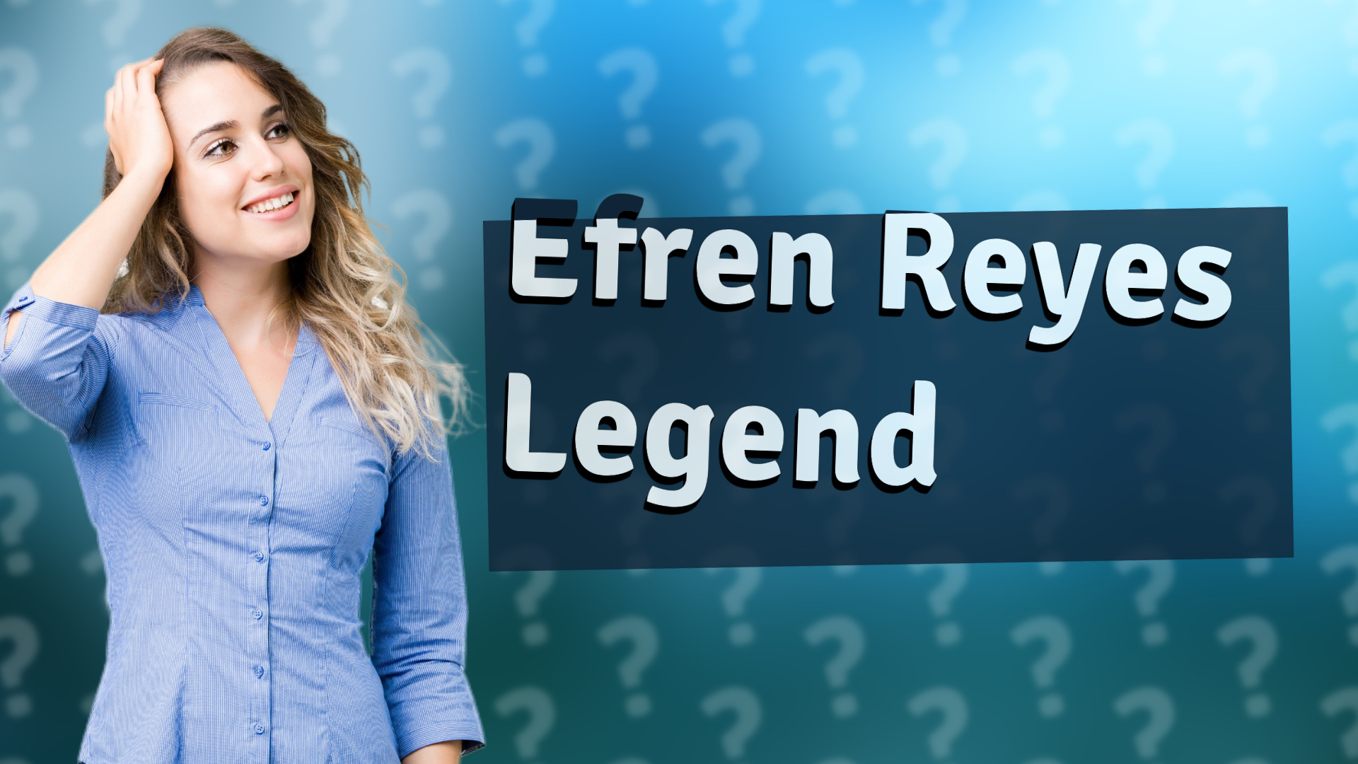 Efren Reyes Legend