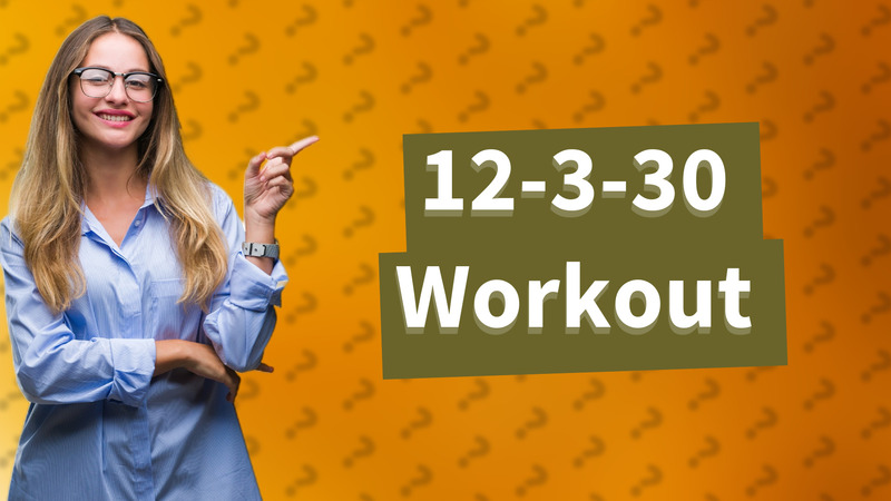 12-3-30 Workout