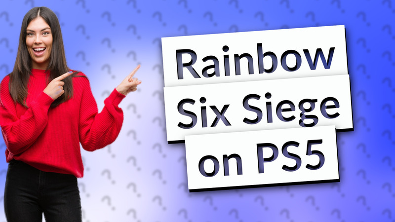 Rainbow Six Siege on PS5