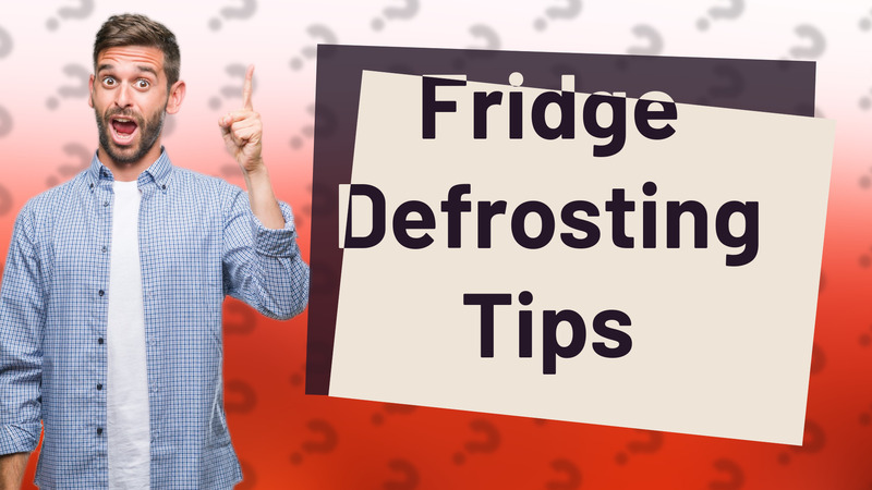 Fridge Defrosting Tips
