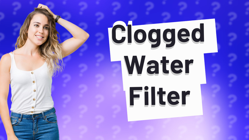 Clogged Water Filter