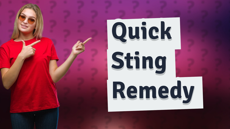 Quick Sting Remedy
