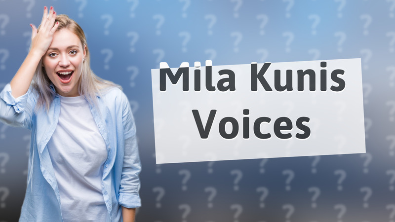Mila Kunis Voices