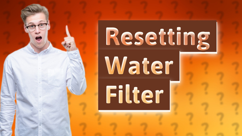 Resetting Water Filter