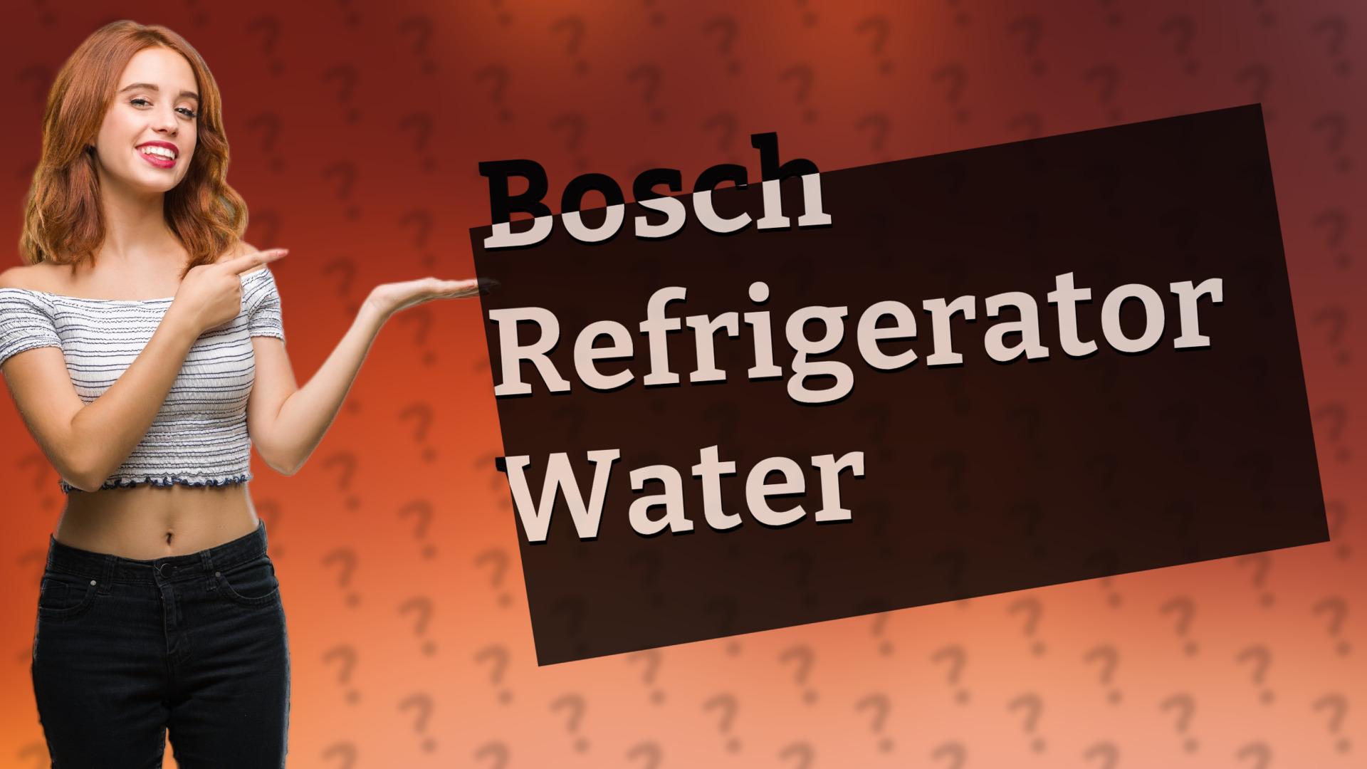 Bosch Refrigerator Water