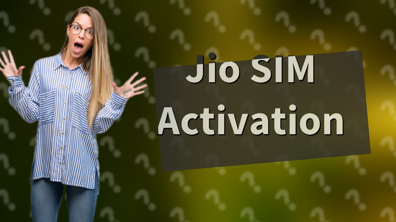 Jio SIM Activation