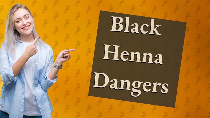 Black Henna Dangers