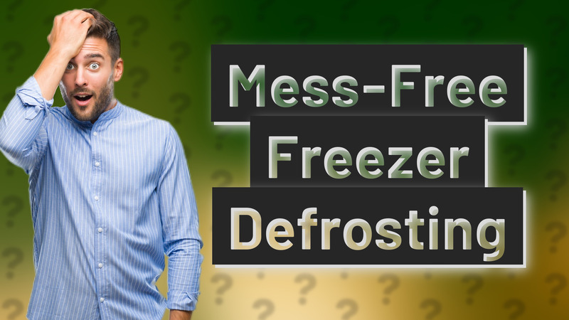 Mess-Free Freezer Defrosting