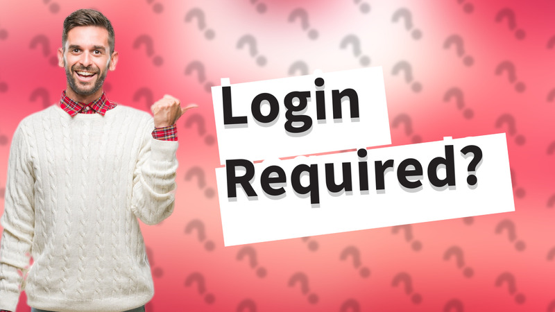 Login Required?