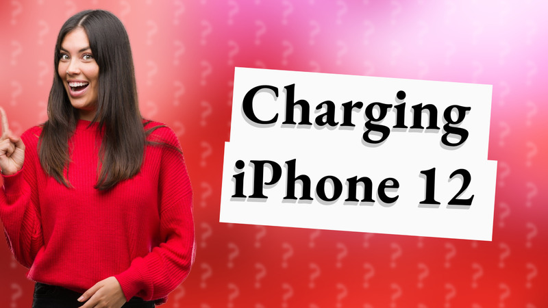 Charging iPhone 12