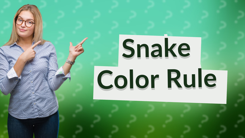 Snake Color Rule