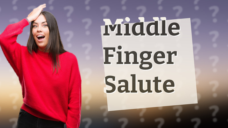 Middle Finger Salute