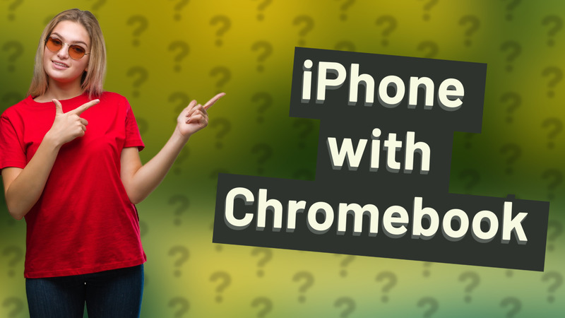 iPhone with Chromebook