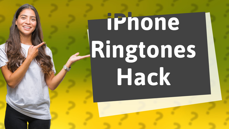 iPhone Ringtones Hack