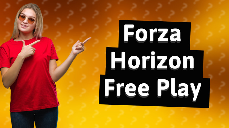 Forza Horizon Free Play