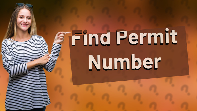 Find Permit Number