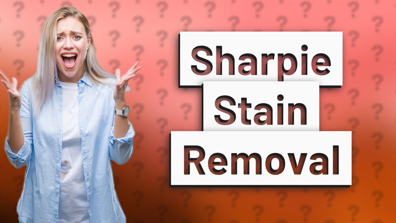 Sharpie Stain Removal