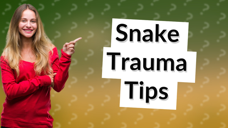 Snake Trauma Tips