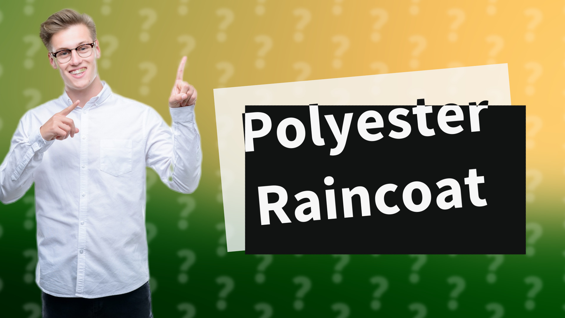 Polyester Raincoat