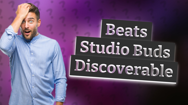 Beats Studio Buds Discoverable