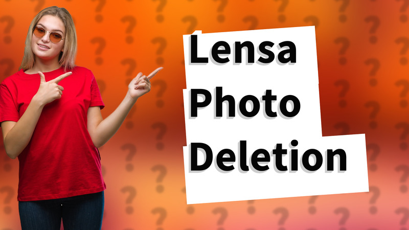Lensa Photo Deletion