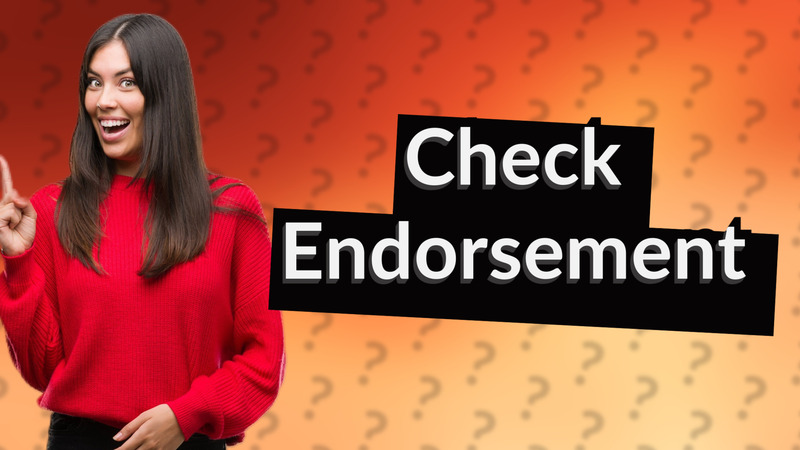 Check Endorsement