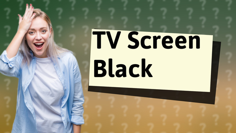 TV Screen Black