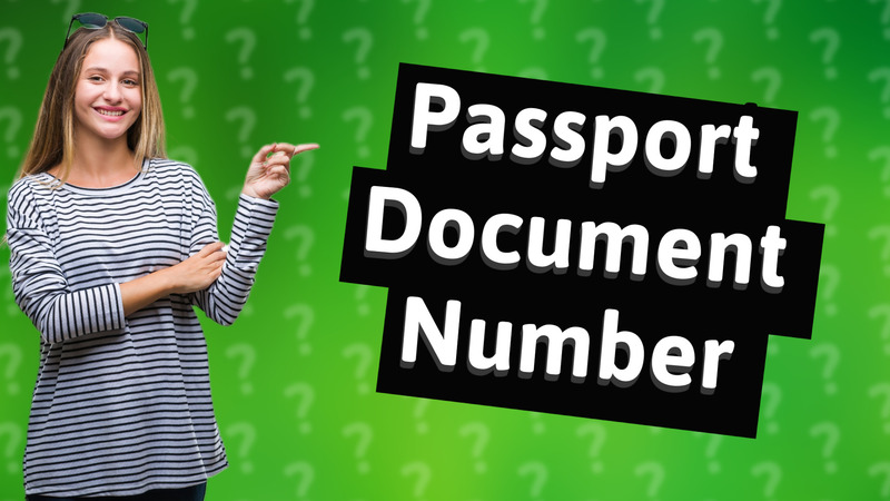 Passport Document Number