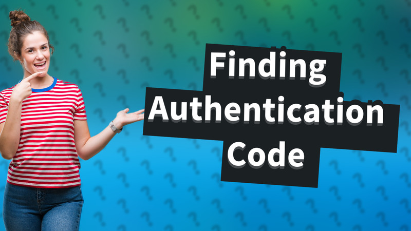 Finding Authentication Code