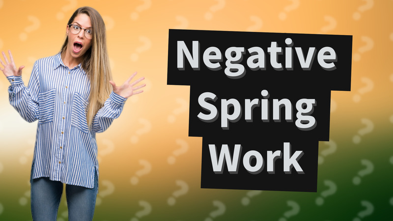 Negative Spring Work