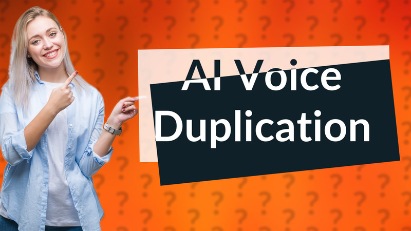 AI Voice Duplication