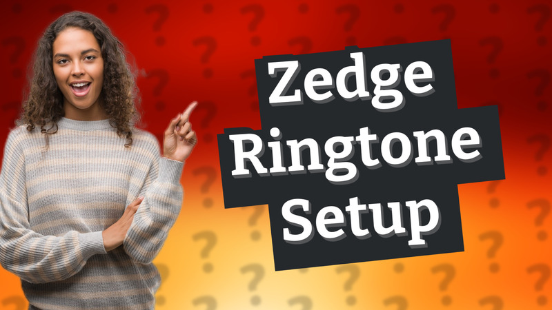 Zedge Ringtone Setup
