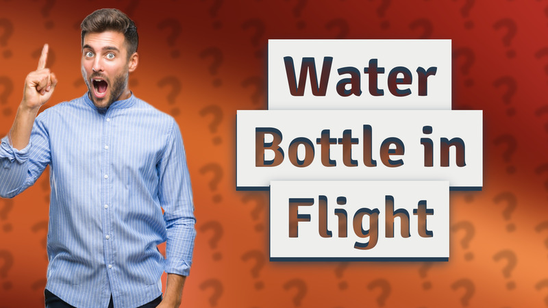 Water Bottle in Flight