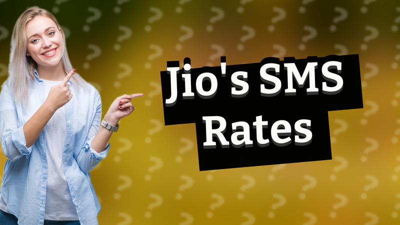Jio's SMS Rates
