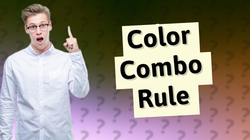 Color Combo Rule