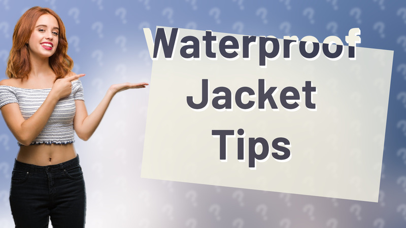 Waterproof Jacket Tips
