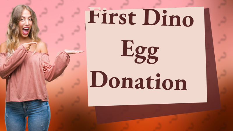 First Dino Egg Donation
