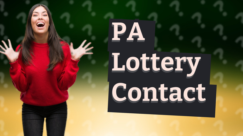 PA Lottery Contact