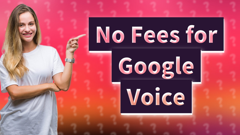 No Fees for Google Voice