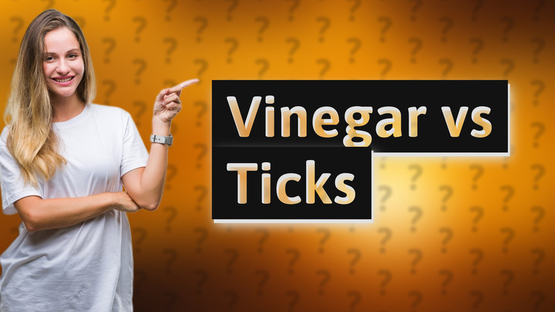 Vinegar vs Ticks