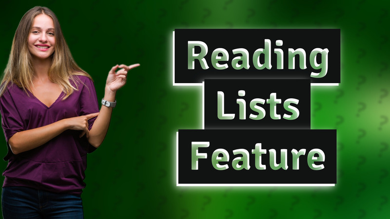 Reading Lists Feature