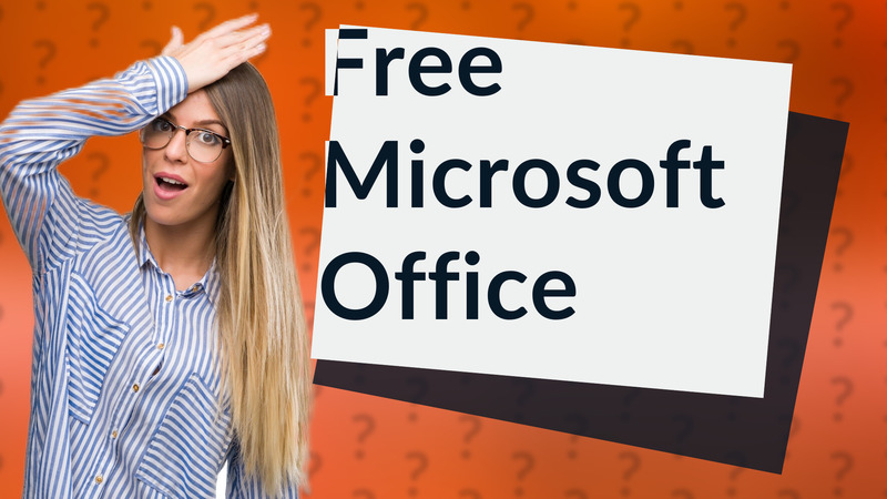 Free Microsoft Office