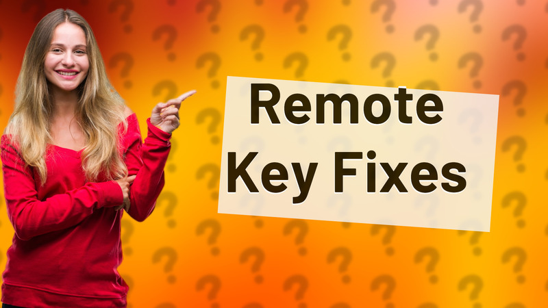 Remote Key Fixes
