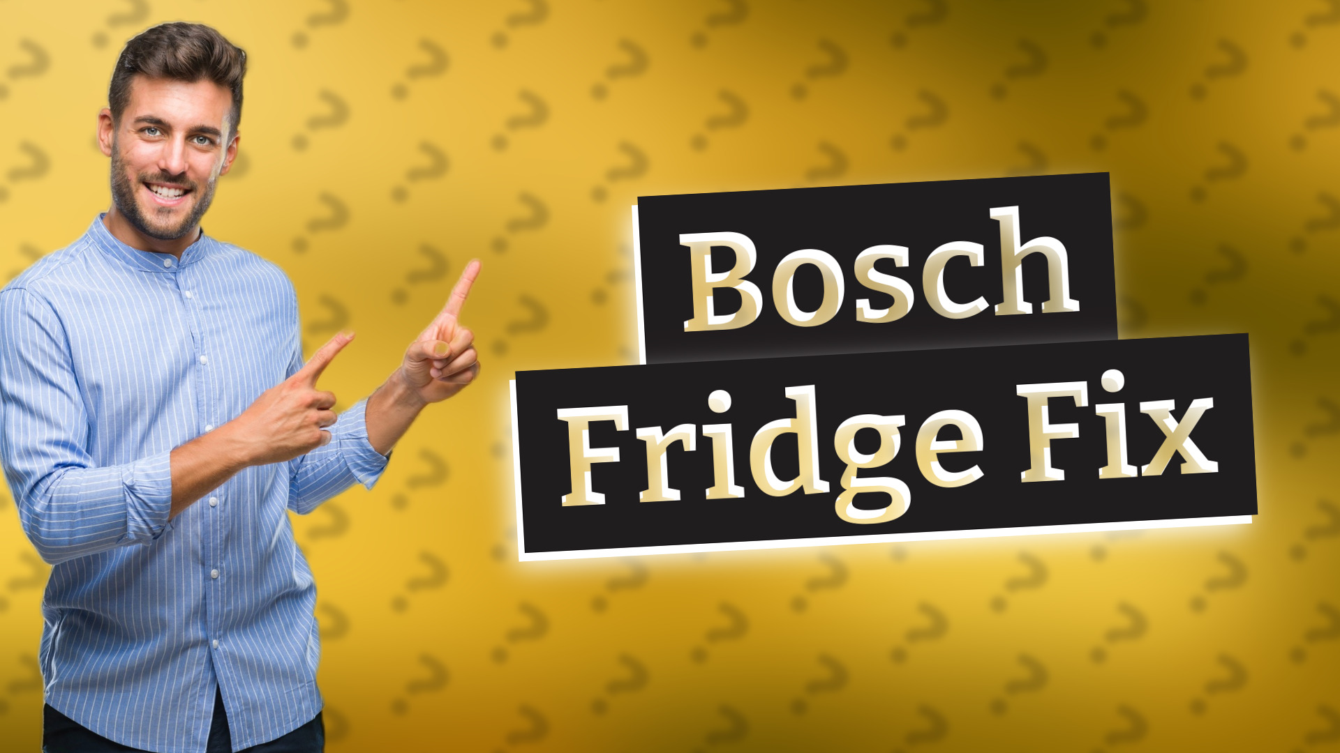 Bosch Fridge Fix