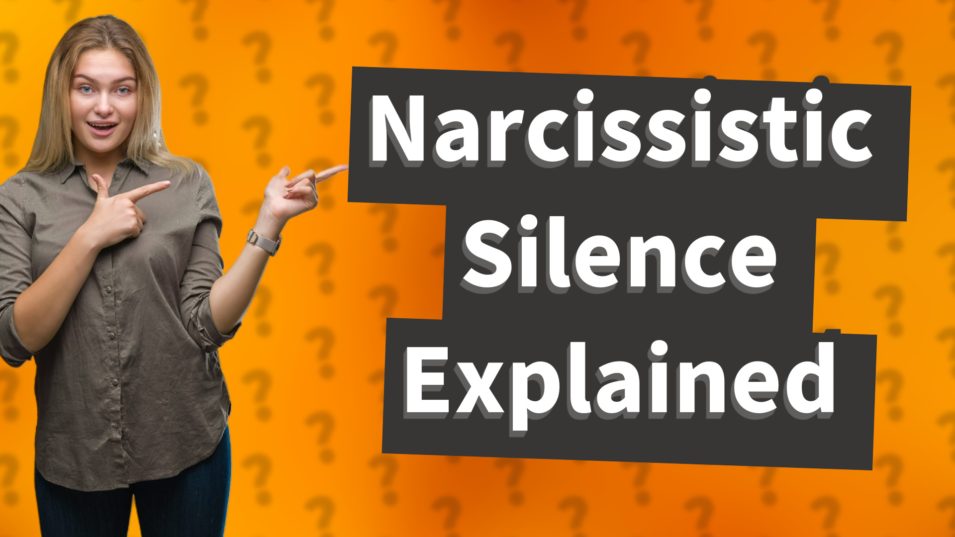Narcissistic Silence Explained