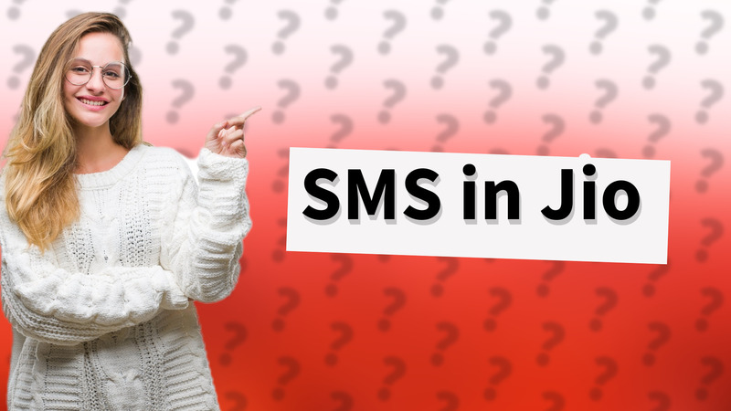 SMS in Jio