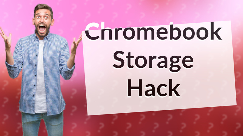 Chromebook Storage Hack
