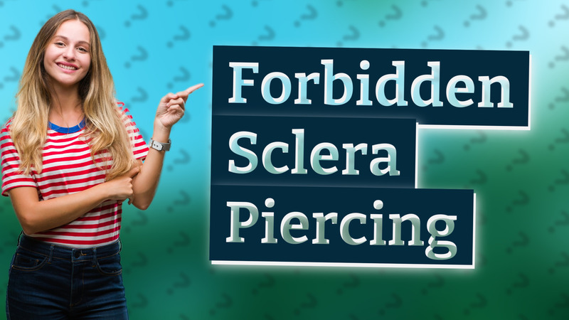 Forbidden Sclera Piercing