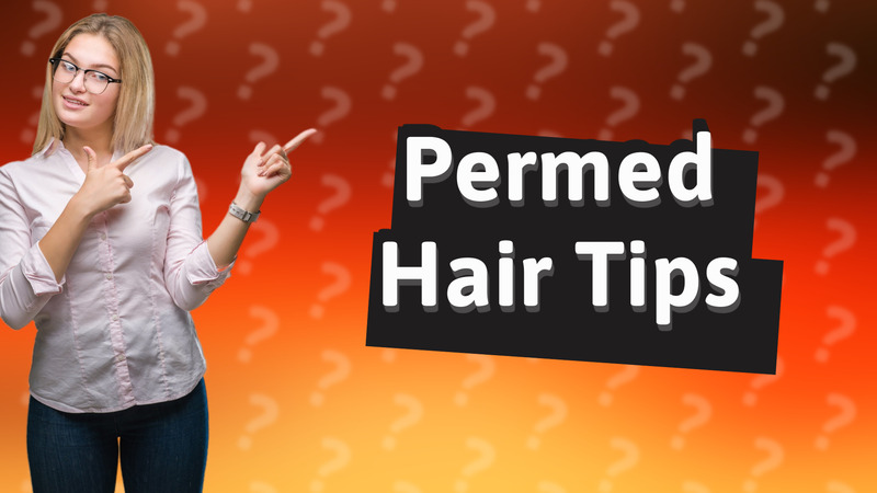 Permed Hair Tips